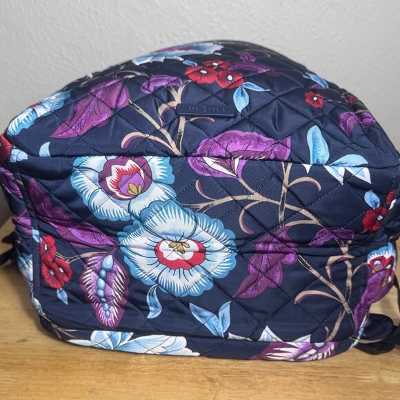 Vera Bradley XL Campus Backpack in Performance Twill Mayfair in Bloom NWT - Picture 7 of 13